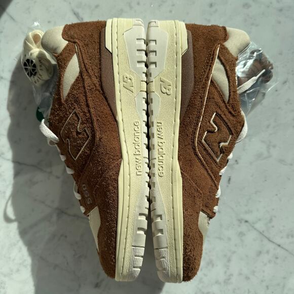 New Balance x Aimé Leon Dore 550 Brown Suede Sneakers Men’s 10.5 - Picture 5 of 11